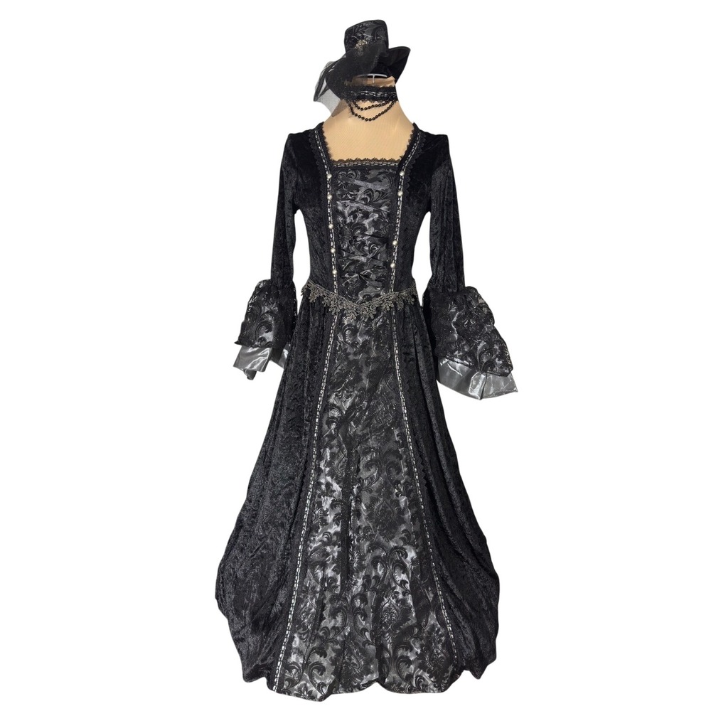 3263 | NWT Spirit Halloween Victorian Spirit Costume Black Girls L 12-14